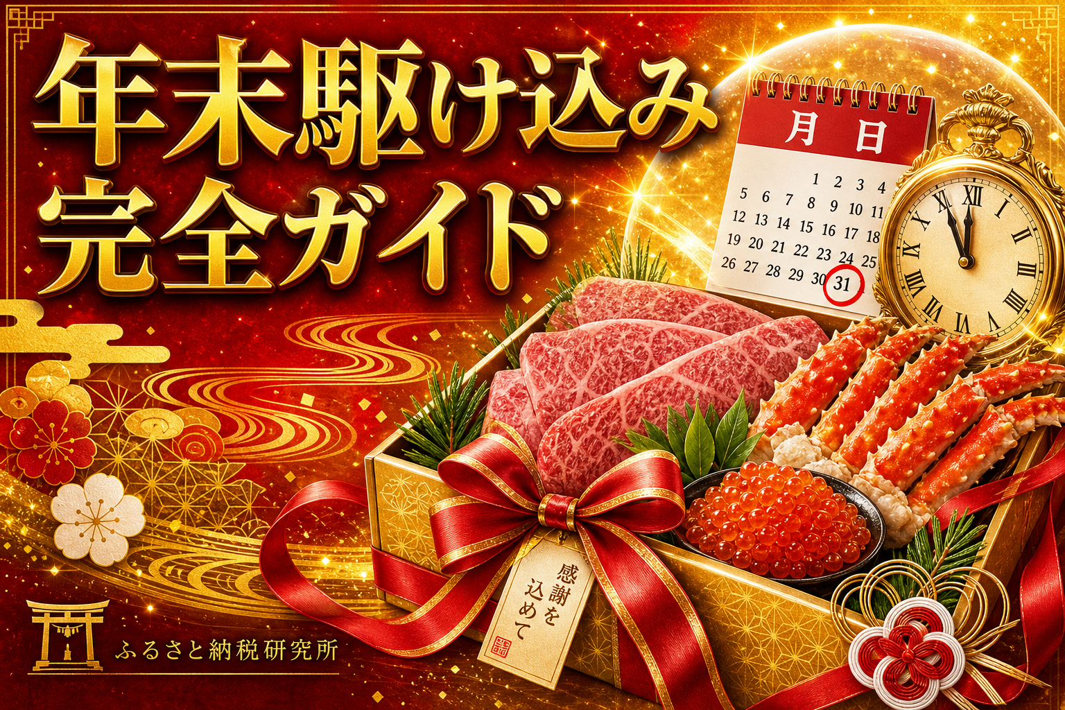 ふるさと納税 年末駆け込み完全ガイド【2026年12月版】31日23:59に間に合わせる10の鉄則