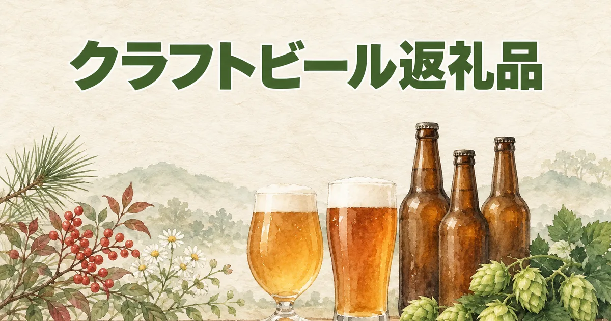 ふるさと納税 クラフトビール返礼品おすすめ7選【2026年版】